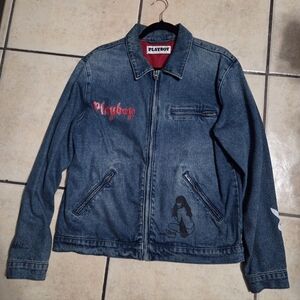 Playboy Pacsun Denim Jacket for Men - Blue